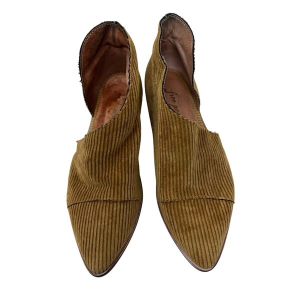 Free People Royale Cut-Out Corduroy Flats in Tan EU 37 - Picture 4 of 9